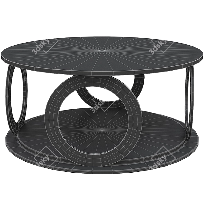 Baobab Coffee Table: Stylish and Versatile 3D model image 4