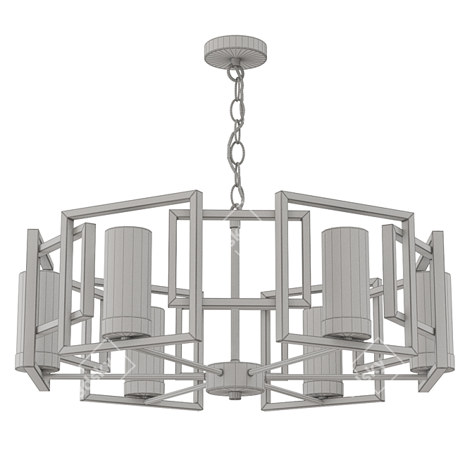 Elegant Ripley Chandelier: Illuminate in Style 3D model image 2