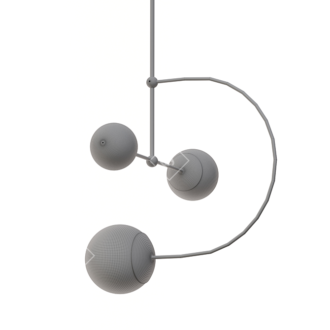 Elegant Manuela Design Lamp 3D model image 2