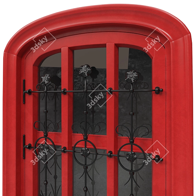 Classic 3D Max Door: 900mm x 2000mm 3D model image 4