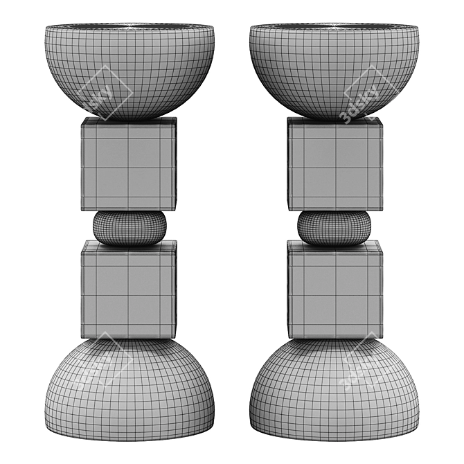 Natural Wood Jordan Coffee Table 3D model image 3