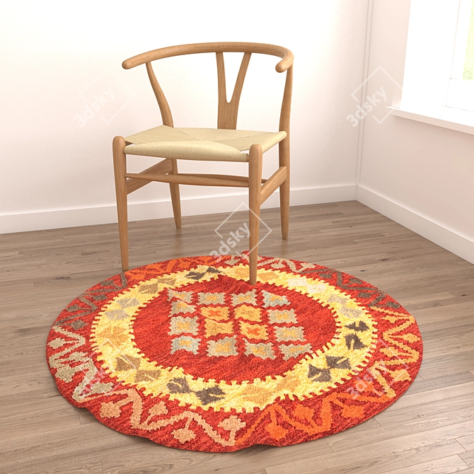 Versatile Set of 8 Rugs: No 266 3D model image 2