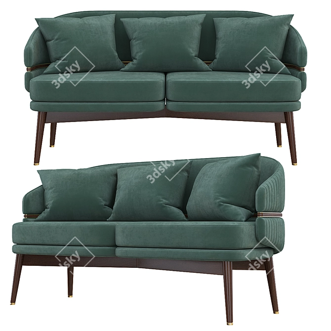 Modern Billy Sofa - 3D Model 3D model image 3