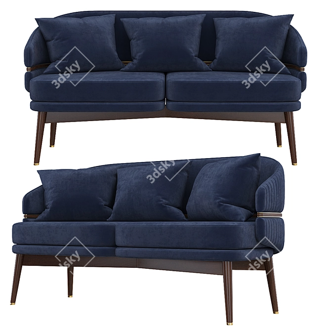 Modern Billy Sofa - 3D Model 3D model image 4