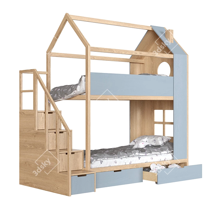 OM Bunk bed "Dee Dee" with chest of drawers from the manufacturer Mimirooms ™

Title: Dee Dee Bunk 3D model image 5