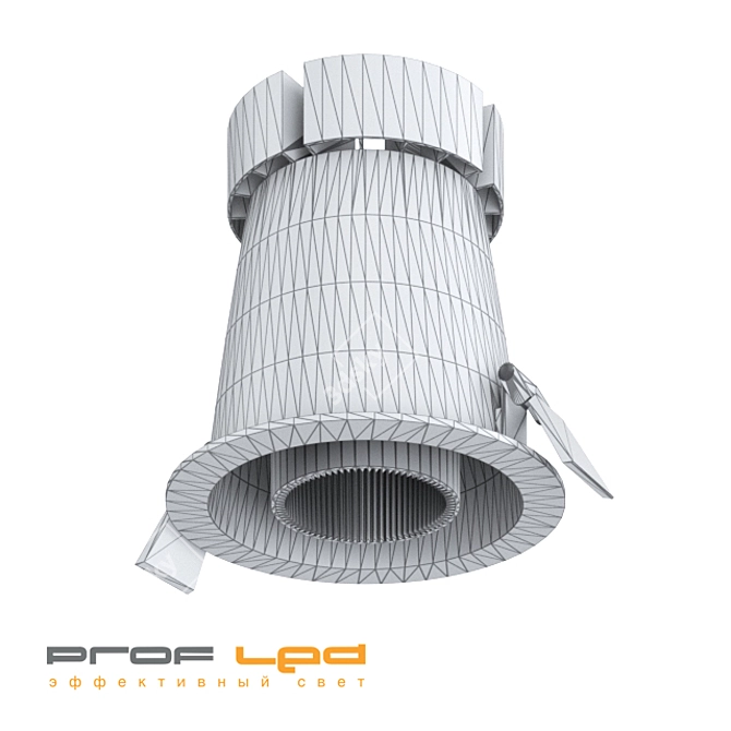 High-performance SOLO M Downlights 3D model image 2