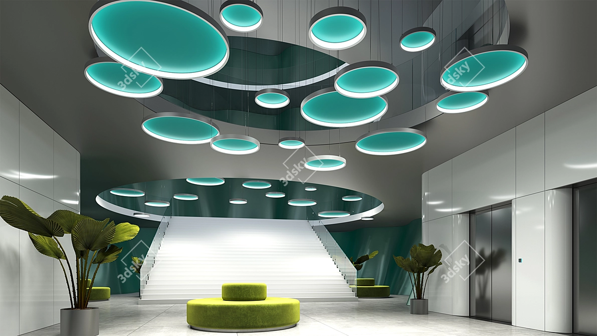  ASTRO CIRCLE - Customizable LED Lighting 3D model image 3