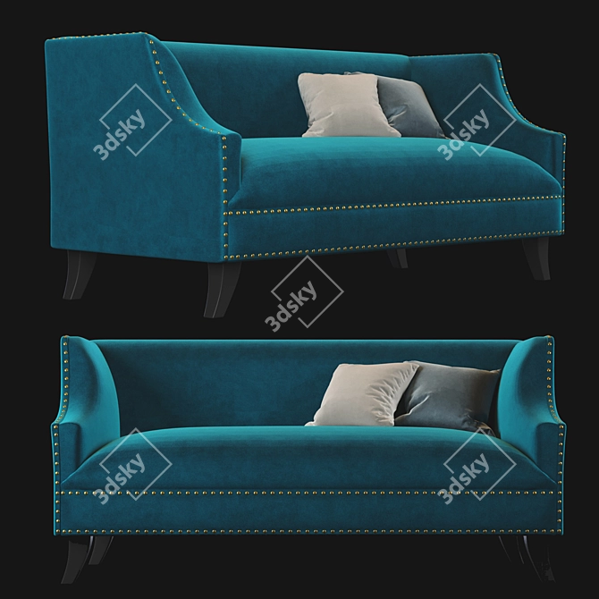 Cardinal Dantone 2-Seater Sofa 3D model image 1