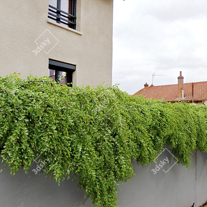 24-Inch Hanging Plant: Lengthy, Vibrant, and Versatile 3D model image 3