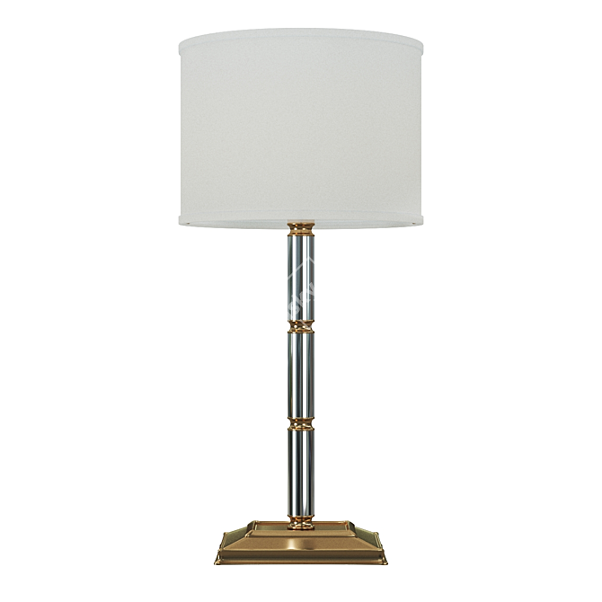 Elegant Tessa Acrylic Lamp 3D model image 1