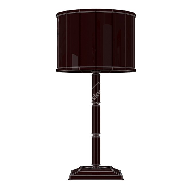 Elegant Tessa Acrylic Lamp 3D model image 2