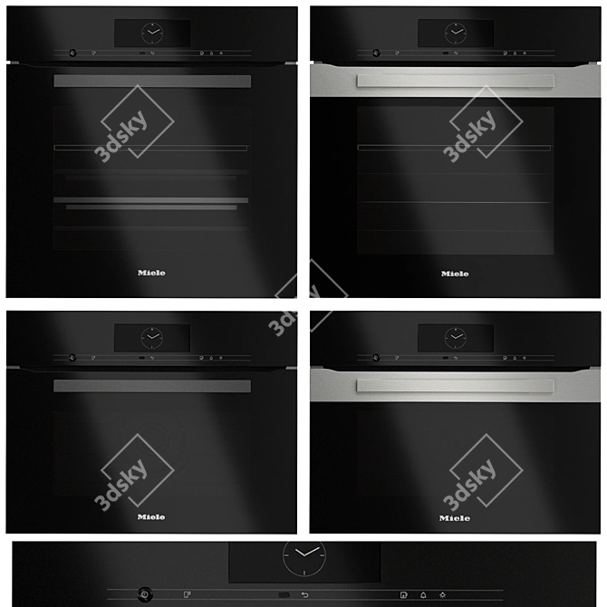 Title: Miele Oven Set: Premium Cooking Experience. 3D model image 1