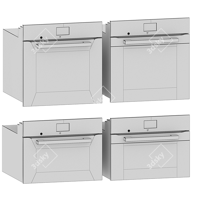 Title: Miele Oven Set: Premium Cooking Experience. 3D model image 6