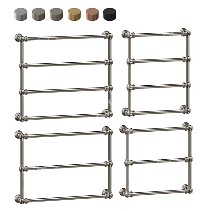 Stella Sirius Wall Mount Towel Warmer Set 3D model image 1