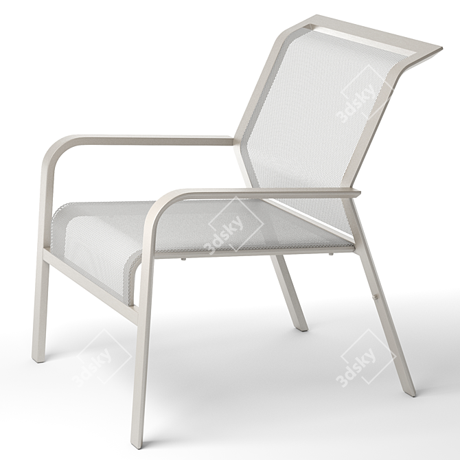 Zephyr Chair: Elegant and Timeless 3D model image 2