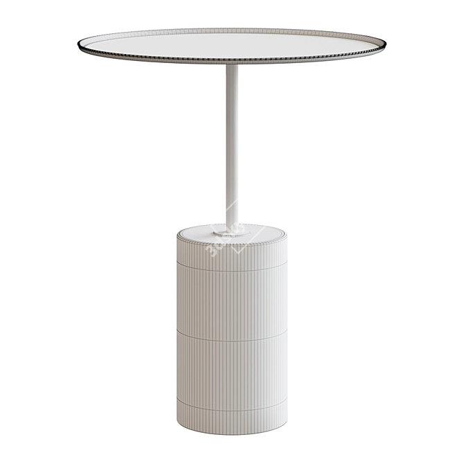 Elegant Brasil 3 Coffee Table 3D model image 2