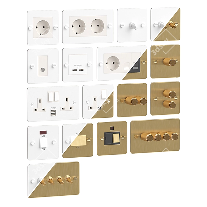 Buster & Punch Electrical Essentials 3D model image 3