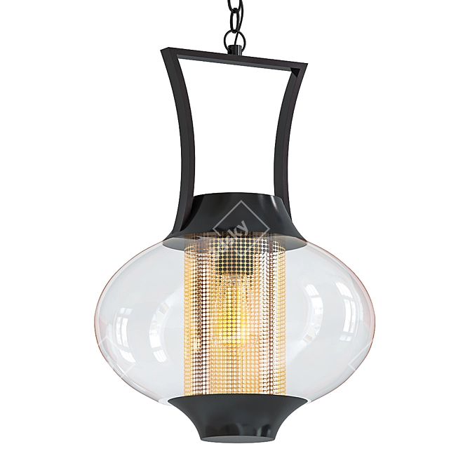 Modern V-Ray Horton Pendant Light 3D model image 1