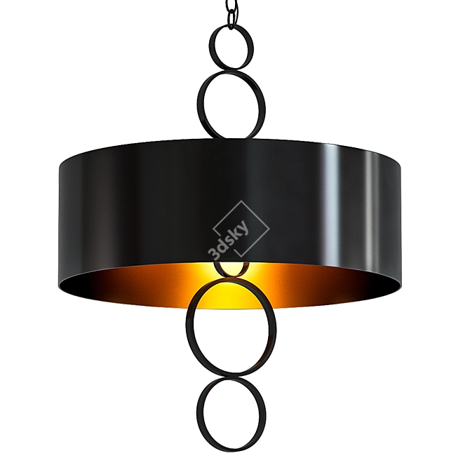 RIVINGTON: Sleek and Stylish Lighting Fixture 3D model image 1