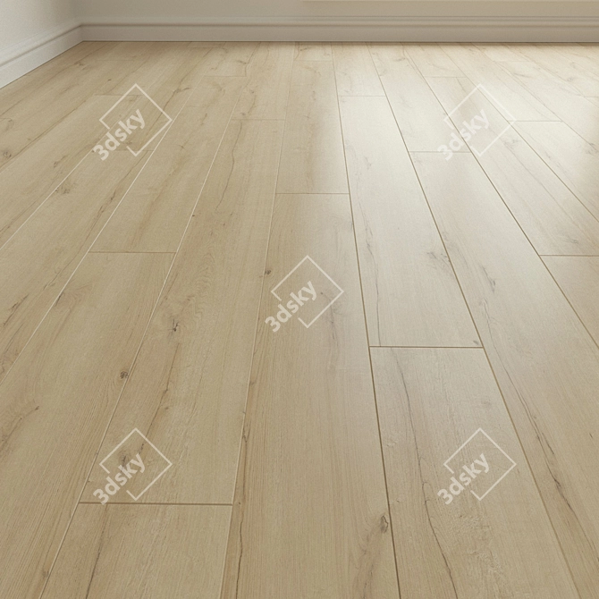 Oak Waterford Laminate Board 3D model image 1