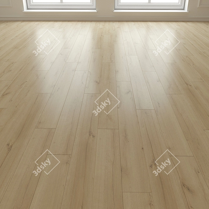 Oak Waterford Laminate Board 3D model image 3