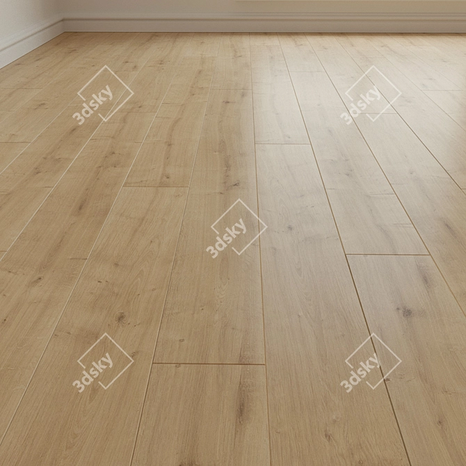 Chalet Oak Laminate Flooring 3D model image 1