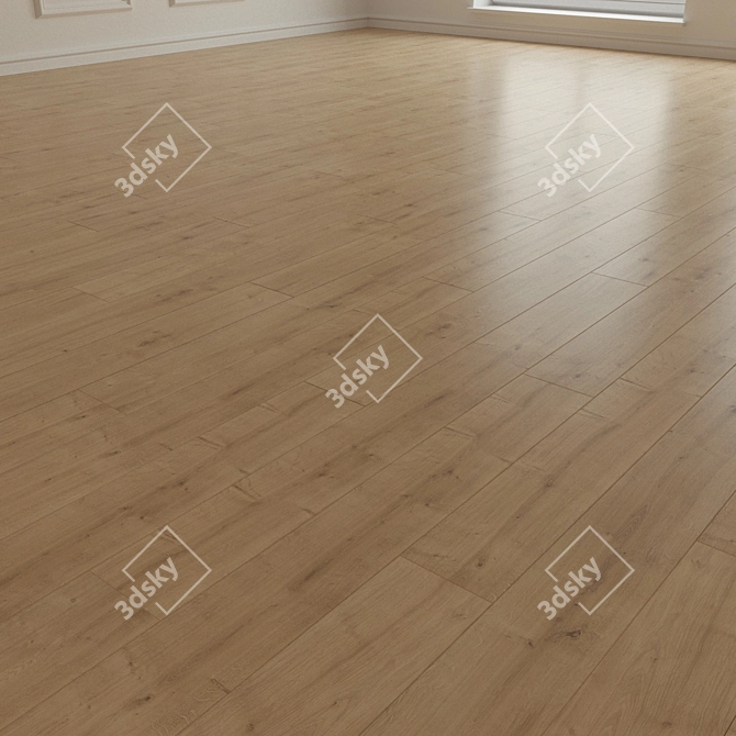 Chalet Oak Laminate Flooring 3D model image 2