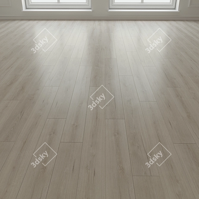 Evoke Claymono Laminate Flooring 3D model image 3