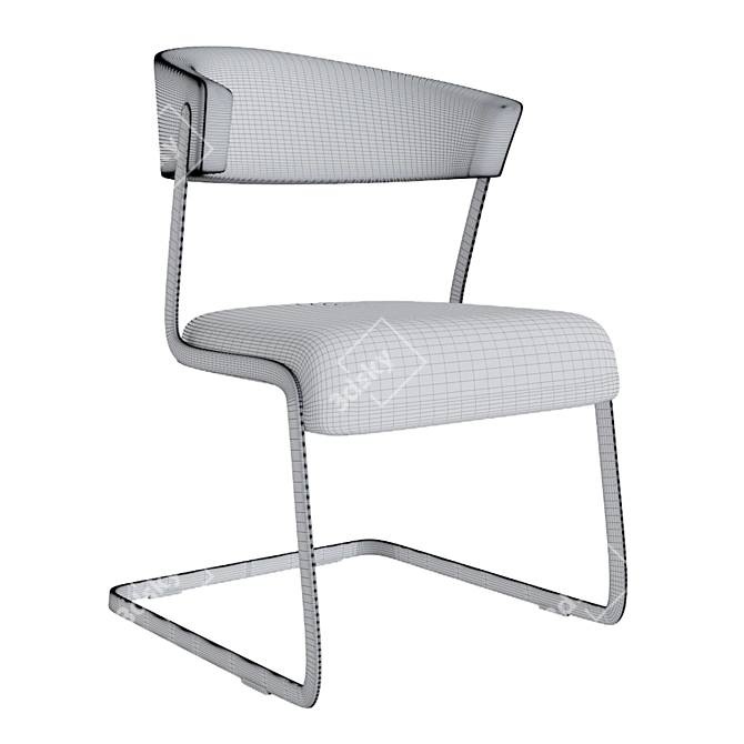 Elegant HÜLSTA S 500 Chair 3D model image 3