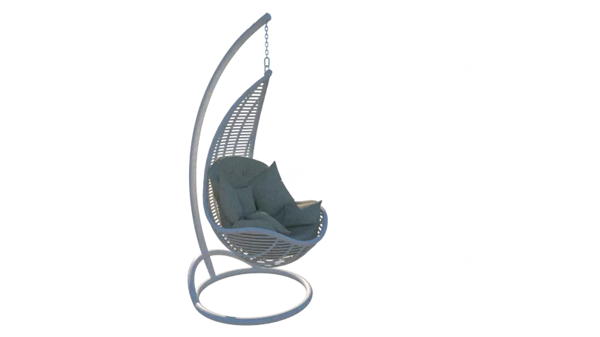 Relaxation Station: Hanging Armchair 3D model image 1