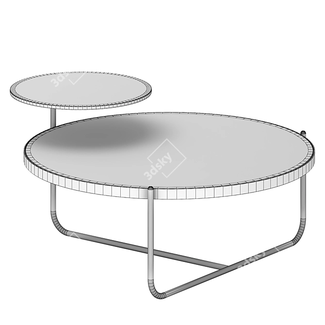Sleek FROVI Orbit Table 3D model image 3