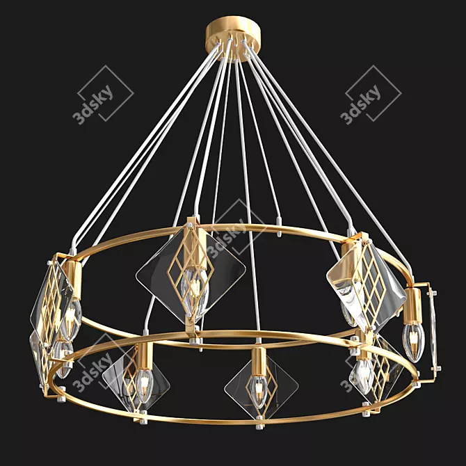 Noain 75cm Pendant Lamp 3D model image 1