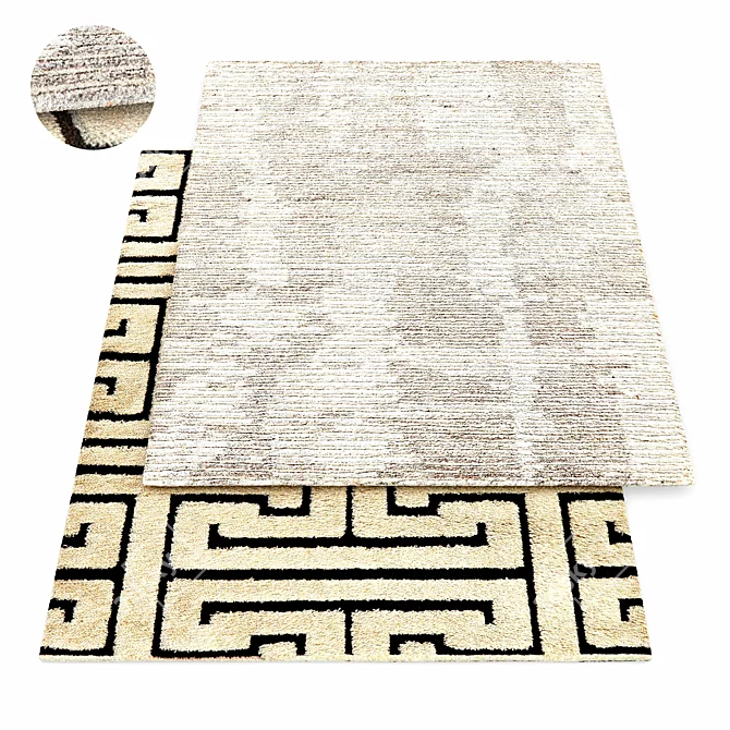 Nourison Ellora: Luxurious 2015 Rug 3D model image 1