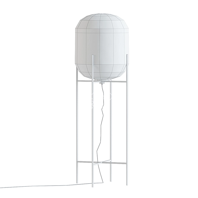 ODA Big Floor Lamp: Modern Elegance 3D model image 2