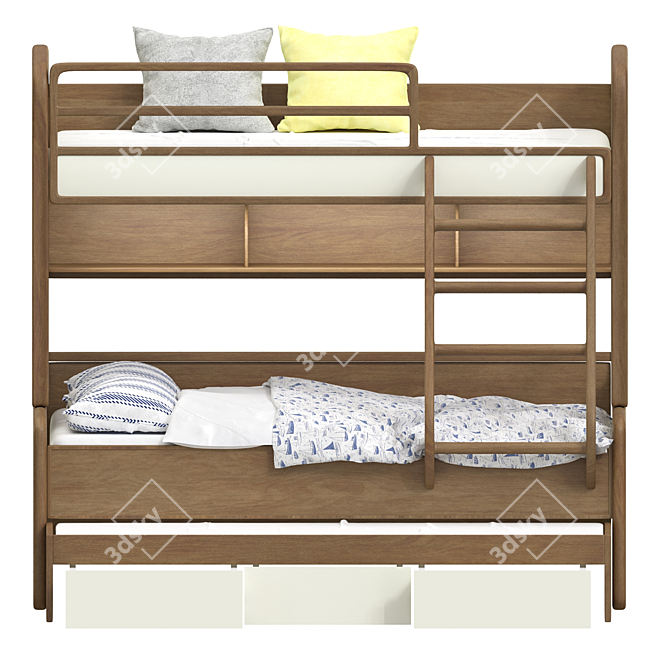 DreamLand Kids Bed 3D model image 6