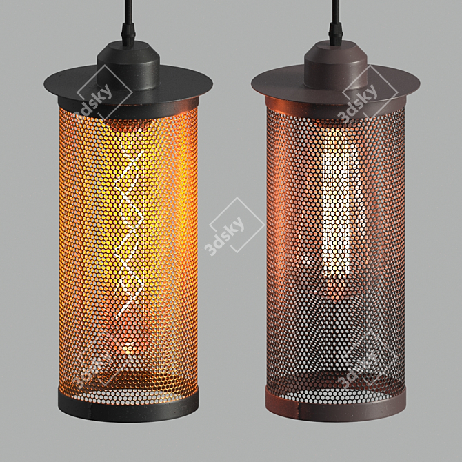 Modern LED Pendant Lamp 3D model image 1