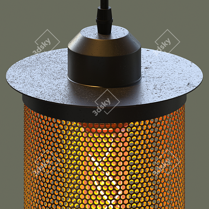 Modern LED Pendant Lamp 3D model image 6