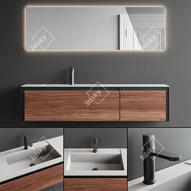 Antonio Lupi Atelier Vanity Unit 3D model image 1