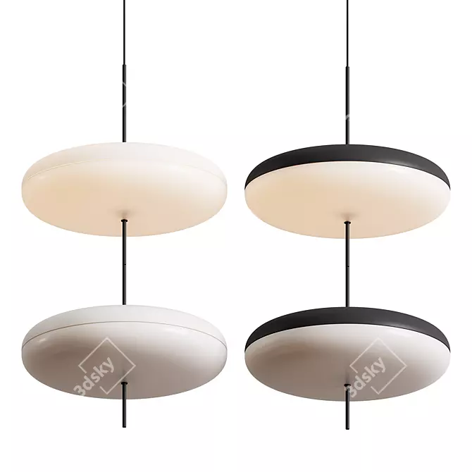 SARFATTI Model 2065 Pendant: Modern Italian Design 3D model image 3