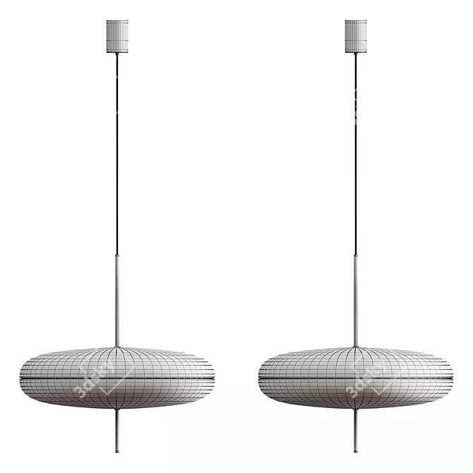 SARFATTI Model 2065 Pendant: Modern Italian Design 3D model image 1