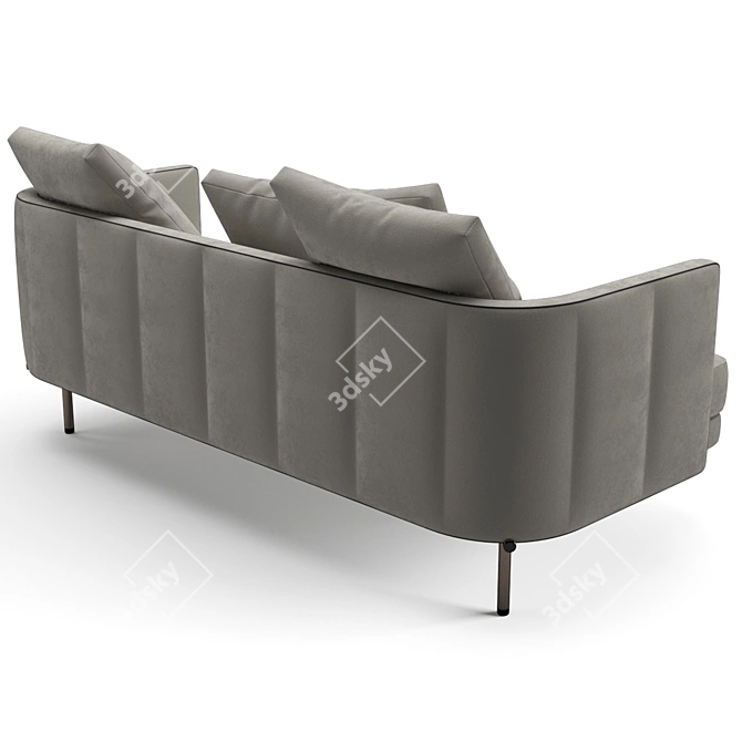Elegant Minotti Torii Sofa 3D model image 4