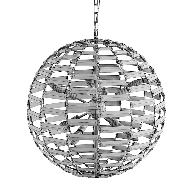 Modern Maytoni Palla Hanging Lamp 3D model image 3