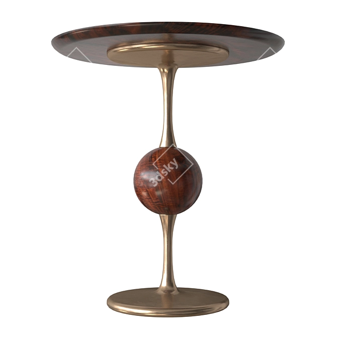 Elegant Jupiter Side Table: Perfect Blend of Style and Function 3D model image 2