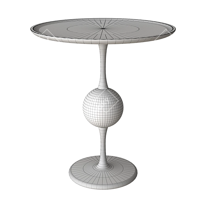 Elegant Jupiter Side Table: Perfect Blend of Style and Function 3D model image 4