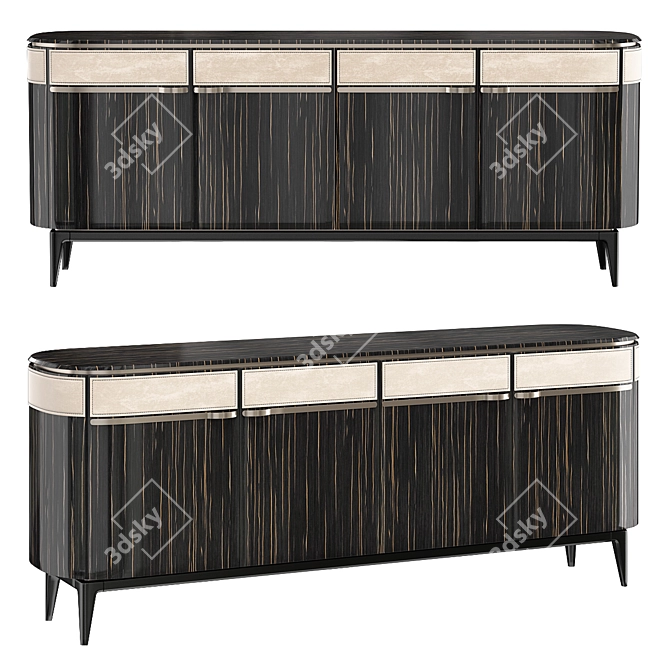 Antonelli Atelier Jago Sideboard: Sophisticated Elegance for your Space 3D model image 1