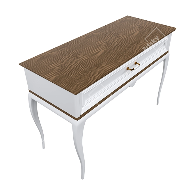 Elegant Vanity Dressing Table 3D model image 3