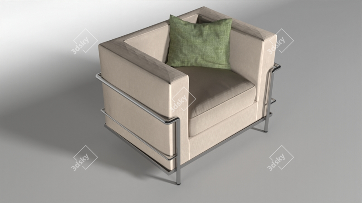 ErgoFlex Chair 3D model image 1