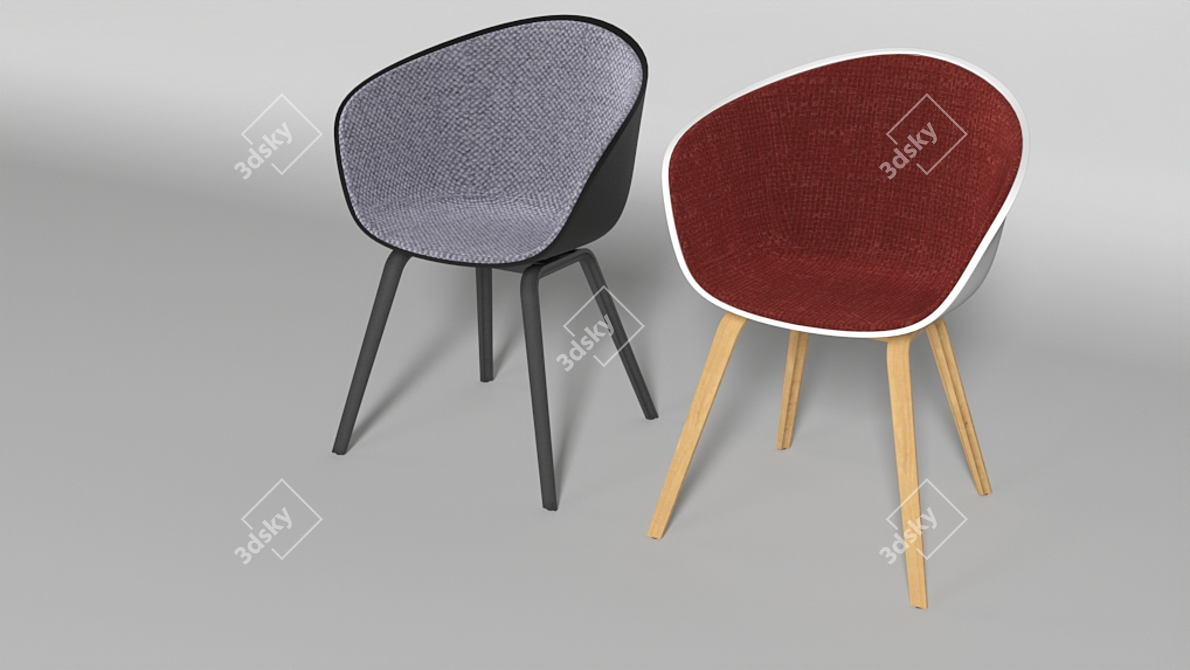 ErgoFlex Chair: Ultimate Comfort 3D model image 2