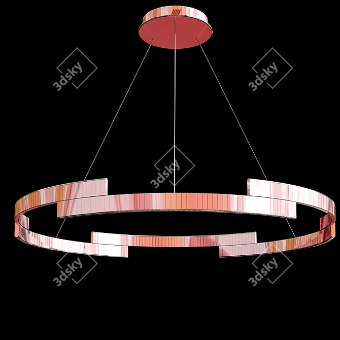 Elegant Marks Chandelier 3D model image 2