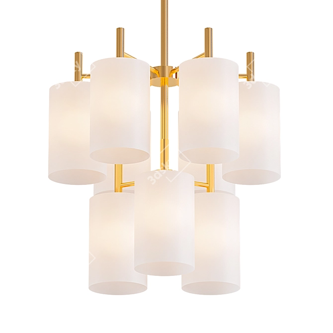 Luxus Brass Chandeliers 3D model image 1